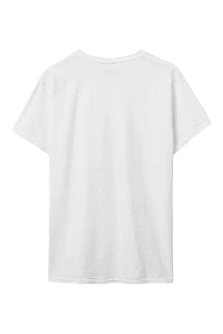 New York Jets Throwback Helmet Cotton Graphic T-Shirt, Alternate, color, WHITE