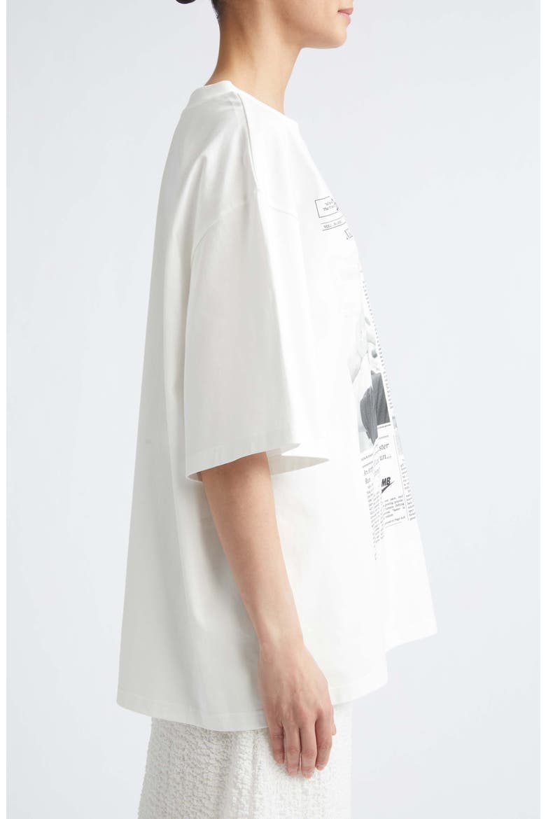 x Nike The New York Run Cotton Graphic T-Shirt, Alternate, color, WHITE