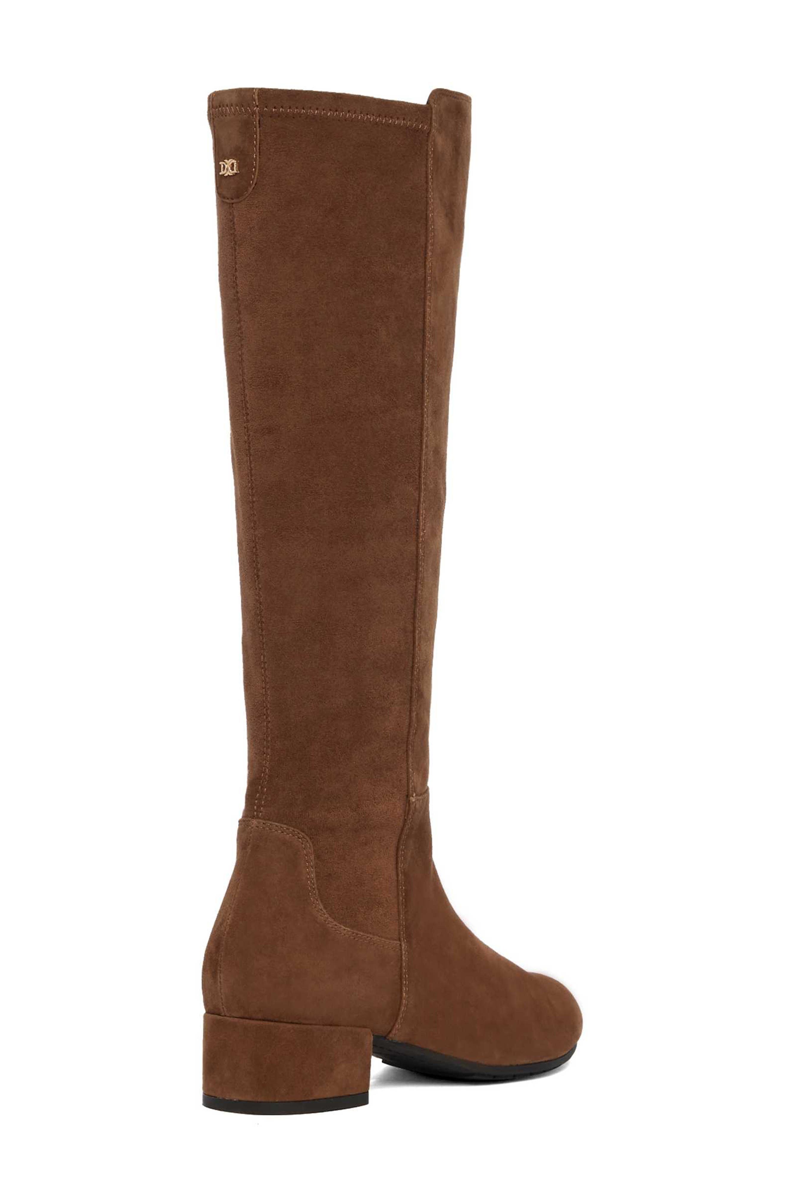 Dune London Topsy Knee High Boot, Alternate, color, Brown