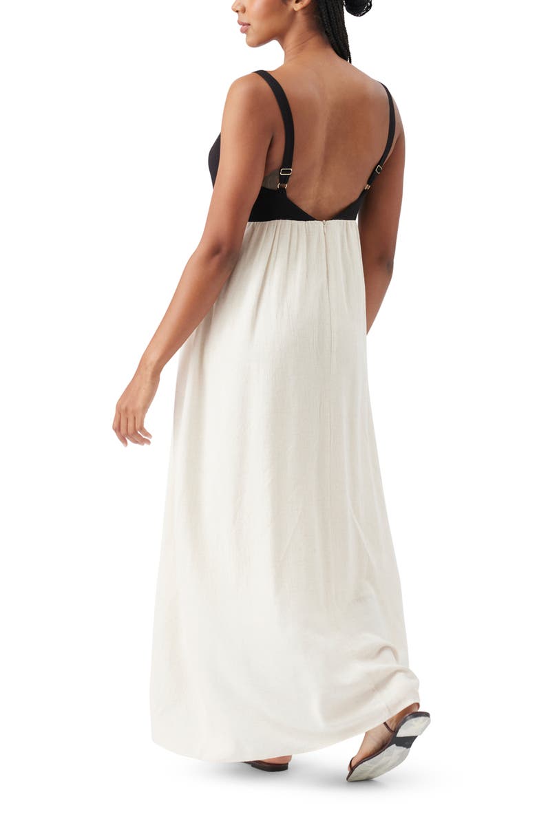 Ripe Maternity Olivia Dress, Alternate, color, Natural / Black