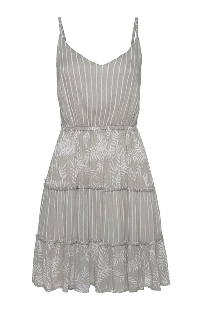 LASCANA Mixed Print Cover Up Dress, Alternate, color, Light Green Multi