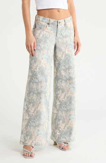 Low Rise Wide Leg Jeans