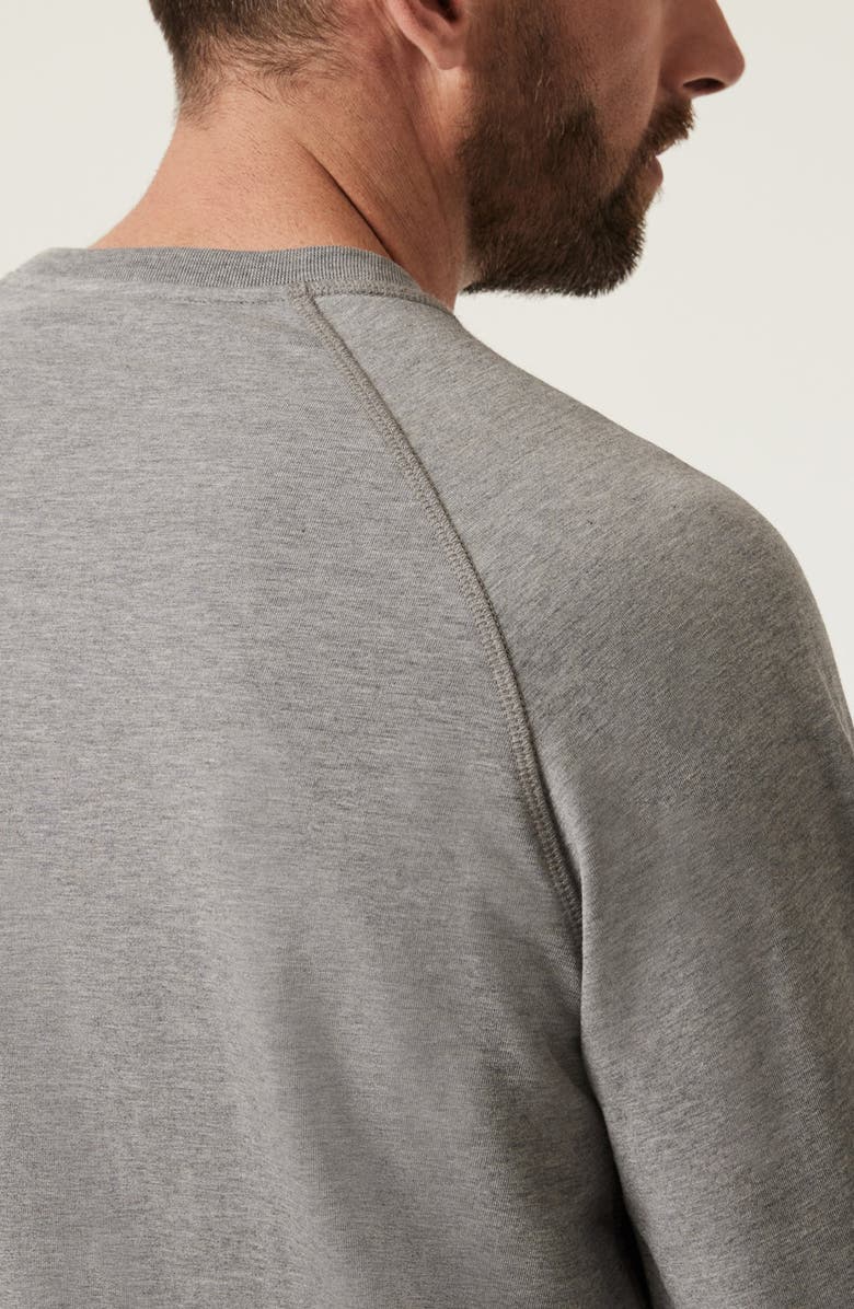 34 Heritage Stretch French Terry Crewneck Sweatshirt, Alternate, color, Grey Melange