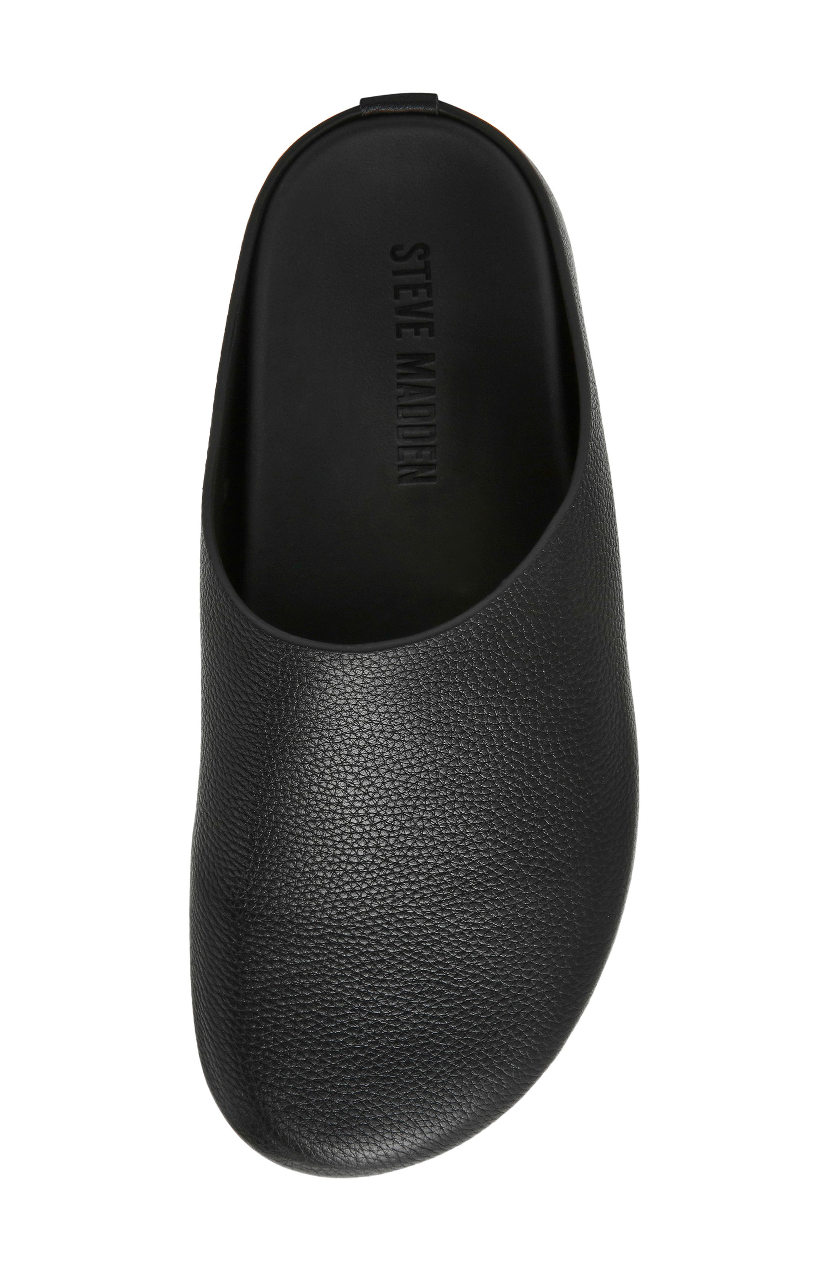 Steve Madden Fern Clog, Alternate, color, Black Leather