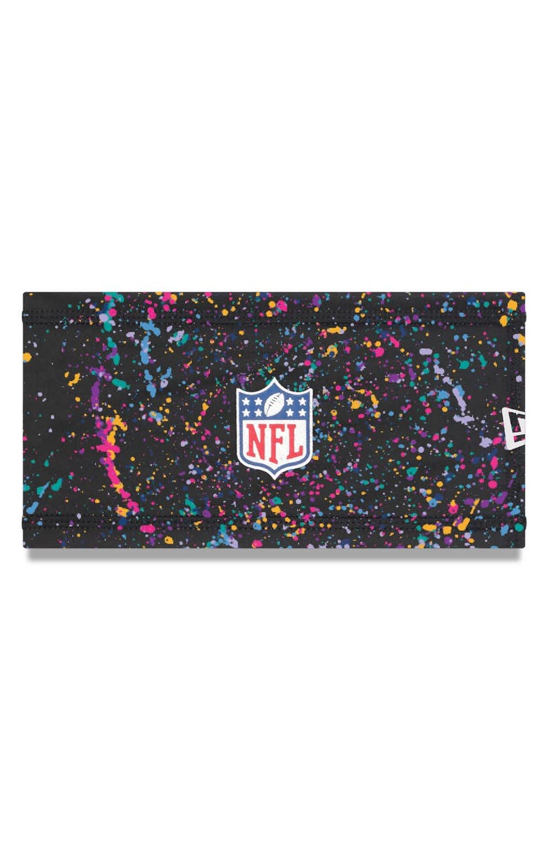 New Era Men's New Era Black 2025 NFL Crucial Catch COOLERA Headband, Main, color, 