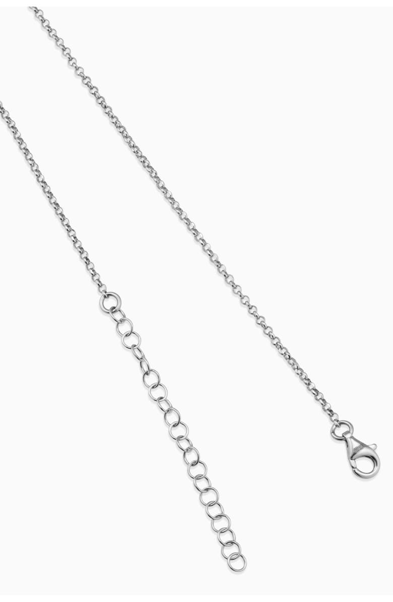 Oradina Sterling Silver Reflection Pendant Necklace, Alternate, color, Silver