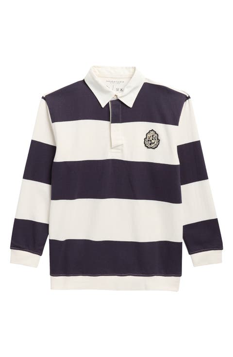 Kids' Stripe Rugby Shirt