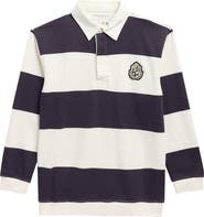 DENIM AND FLOWER Kids' Stripe Rugby Shirt