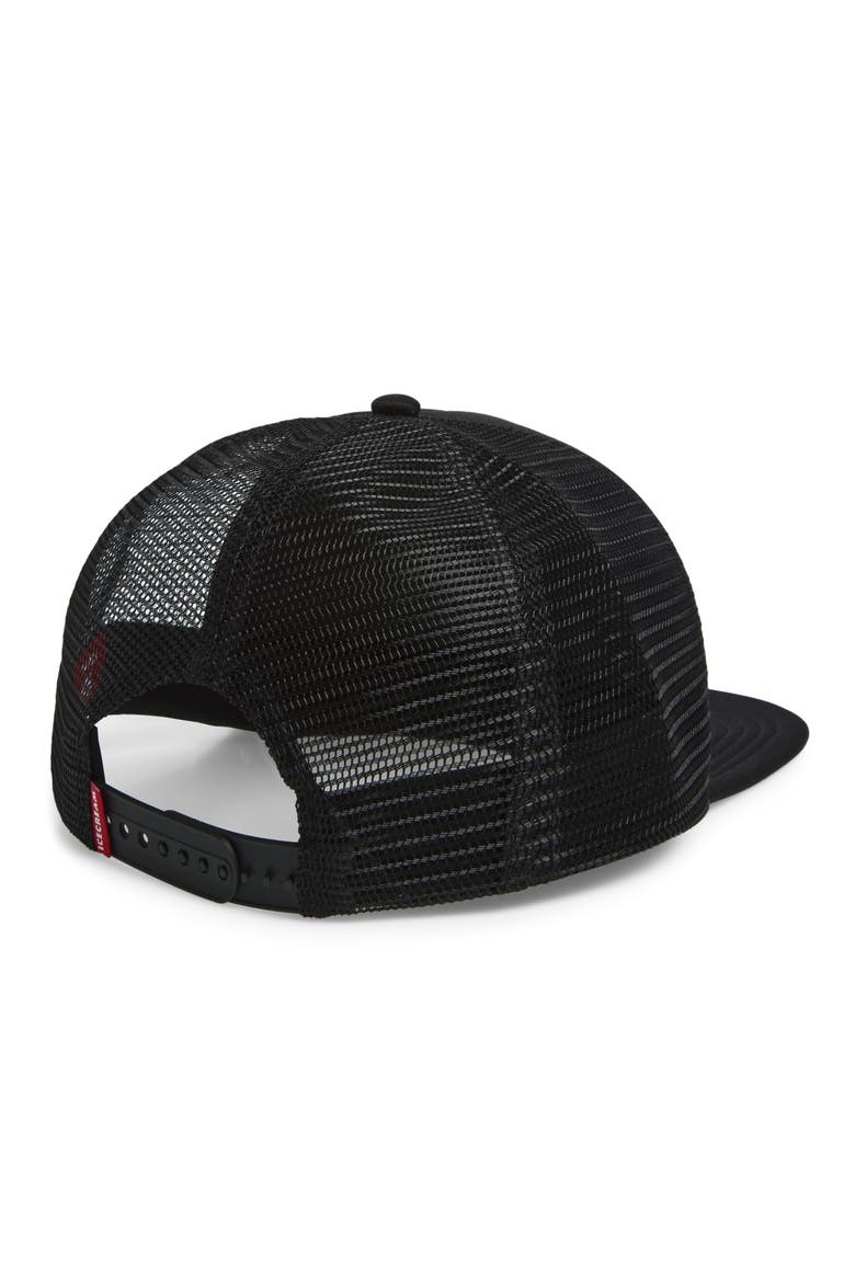 Two for Five Trucker Hat, Alternate, color, BLACK