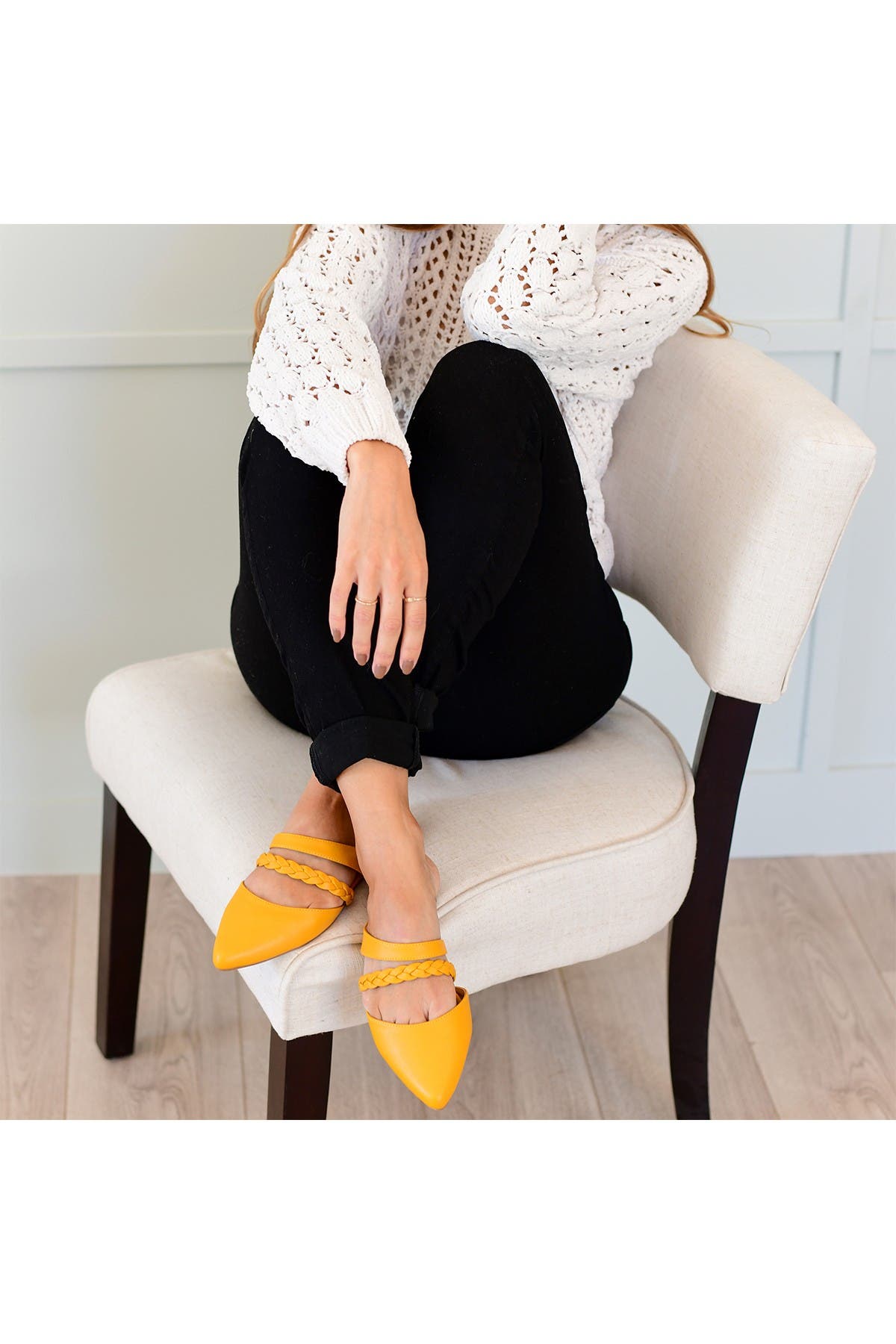 Journee Collection JOURNEE Olivea Braided Strap Mule, Alternate, color, Black