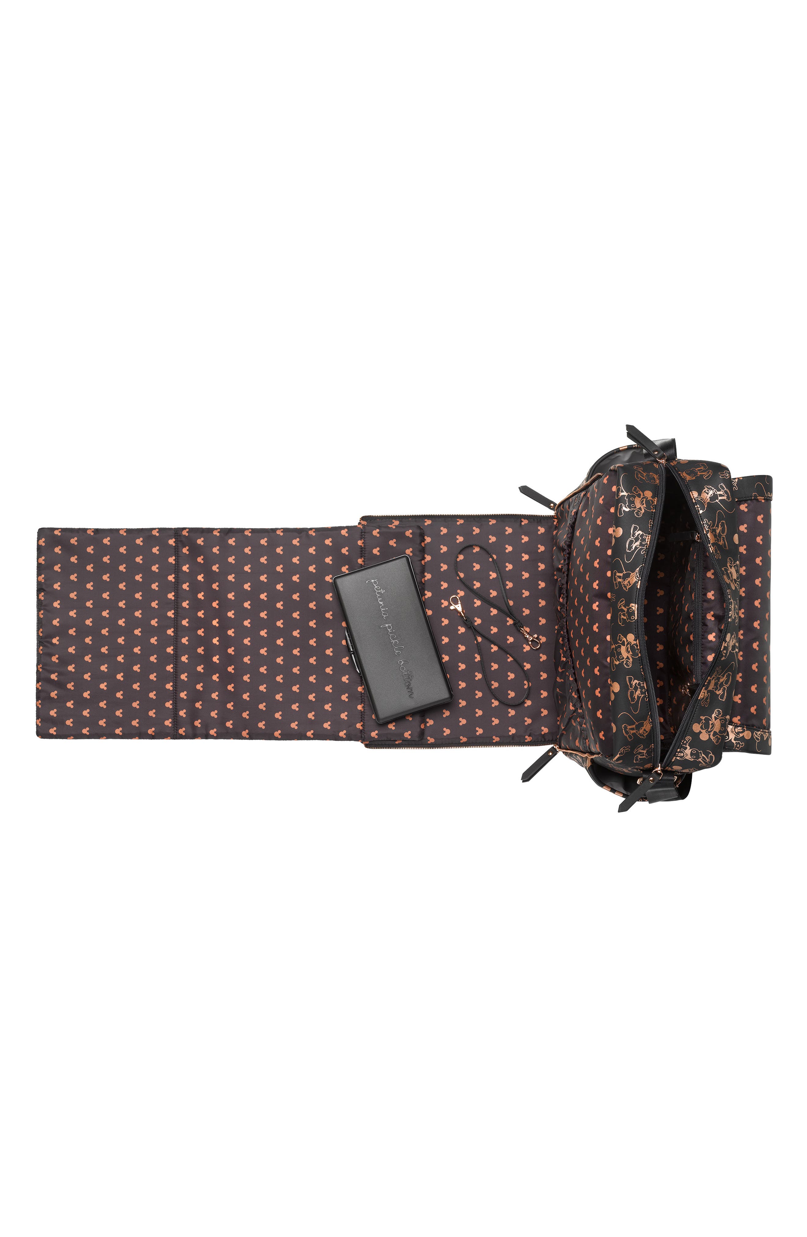 Petunia Pickle Bottom x Disney Mickey Mouse Boxy Diaper Bag, Alternate, color, 