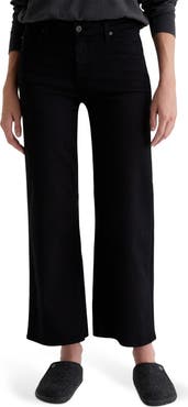 AG Saige Mid Rise Ankle Wide Leg Jeans