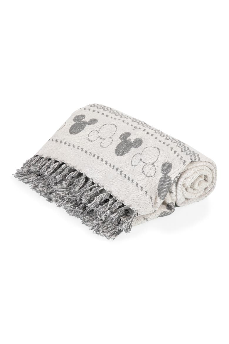 x Disney® Mickey Mouse Farmhouse Picnic Blanket, Alternate, color, WHITE