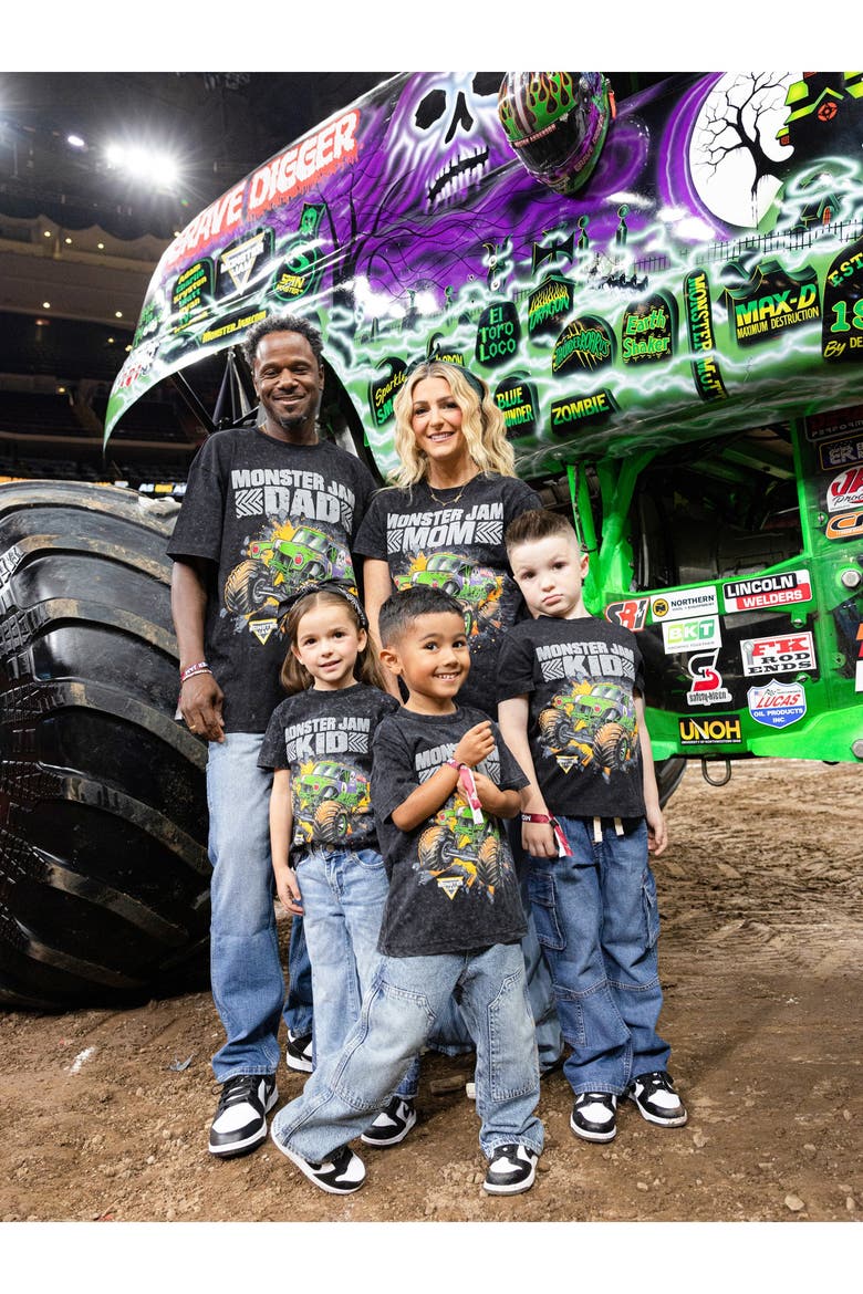 Grave Digger Short Sleeve Tee, Alternate, color, Grave Digger Dad Black