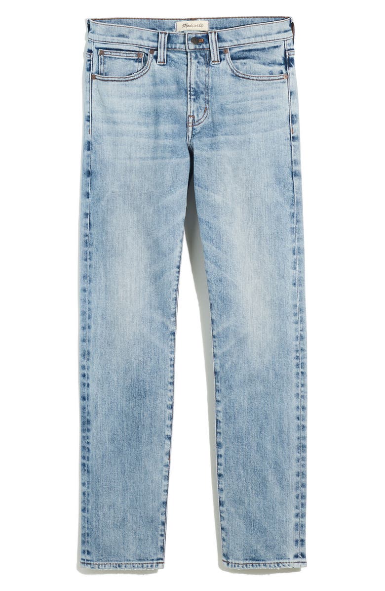 Madewell Slim Selvedge Jeans, Alternate, color, Haines Wash