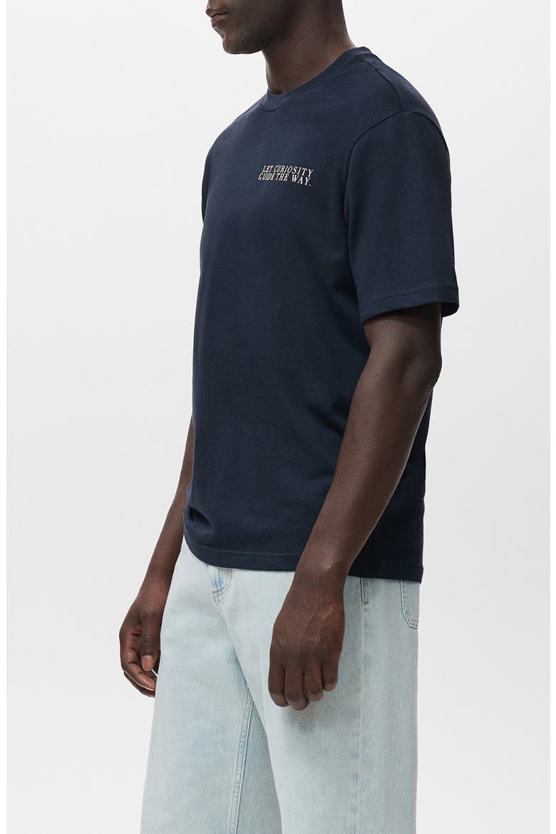 Cotton Graphic T-Shirt, Alternate, color, INDIGO BLUE