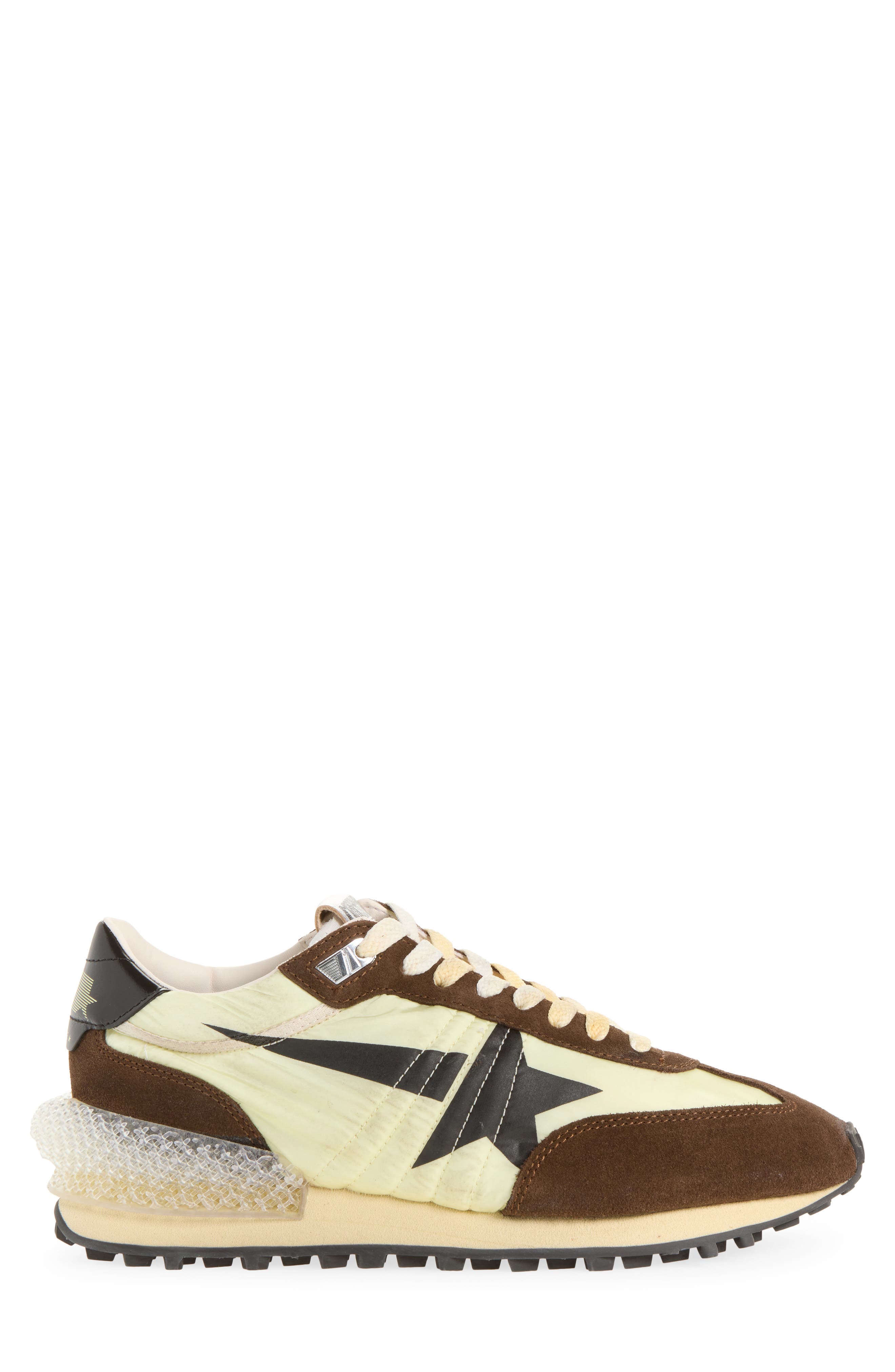 Spur Running Marathon Sneaker, Alternate, color, LIME YELLOW/ BROWN/ BLACK