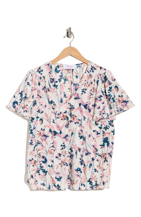 Flutter Sleeve Top (Plus)