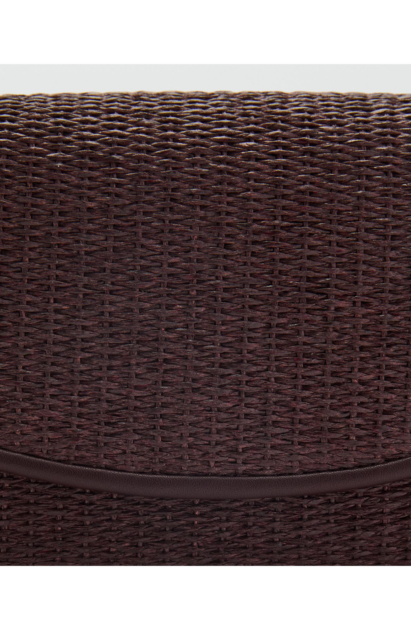 MANGO Raffia Flap Shoulder Bag, Alternate, color, 