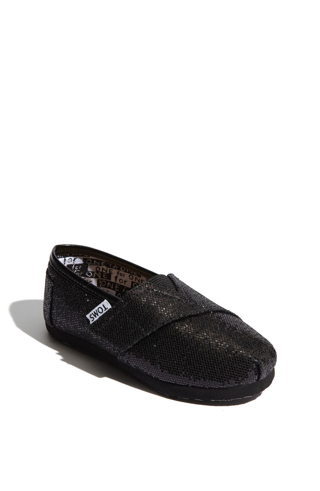 TOMS 'Classic Tiny - Glitter' Slip-On, Main, color, 