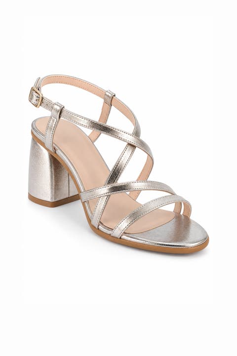 Cloe Leather Heeled Sandal