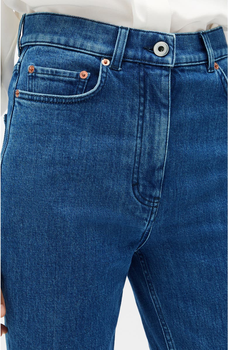 Another Tomorrow Slim Denim Pant, Alternate, color, Rinsed