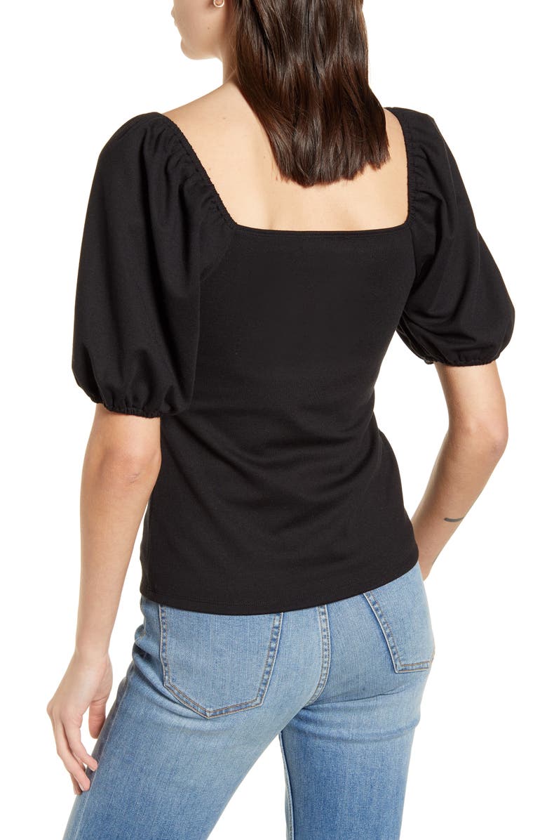 Chelsea28 Puff Sleeve T-Shirt, Alternate, color,