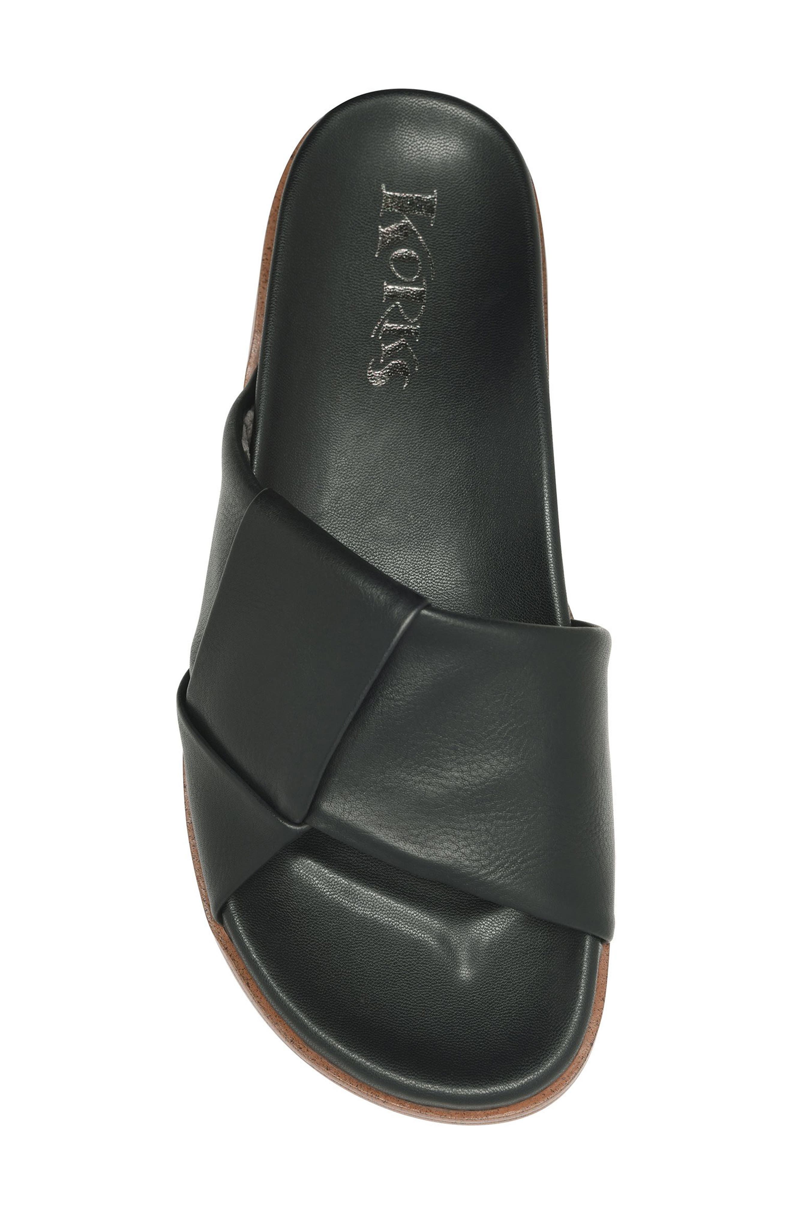 KORKS Aurora Slide Sandal, Alternate, color, Black