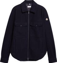 Moncler Virgin Wool Zip Overshirt