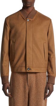 ZEGNA Water Repellent Elements Oasi Cashmere Bomber Jacket