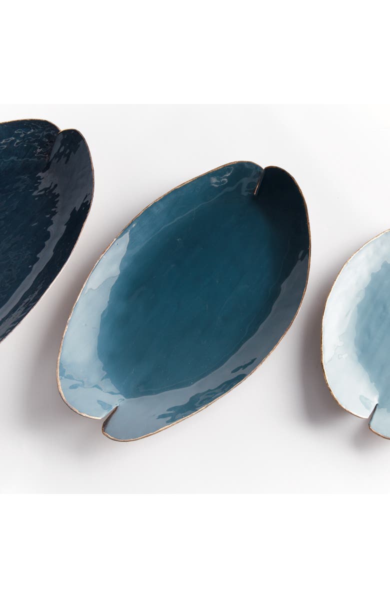 Napa Home & Garden Camden Decorative Trays Set of 3, Alternate, color, Blue