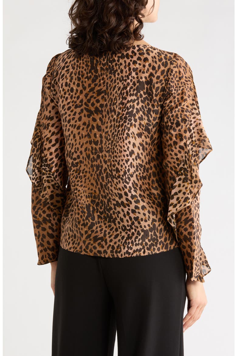 Edith Frill Top, Alternate, color, NATURAL MULTI