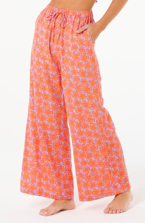 Rip Curl Neon Isles Tie Waist Wide Leg Pants