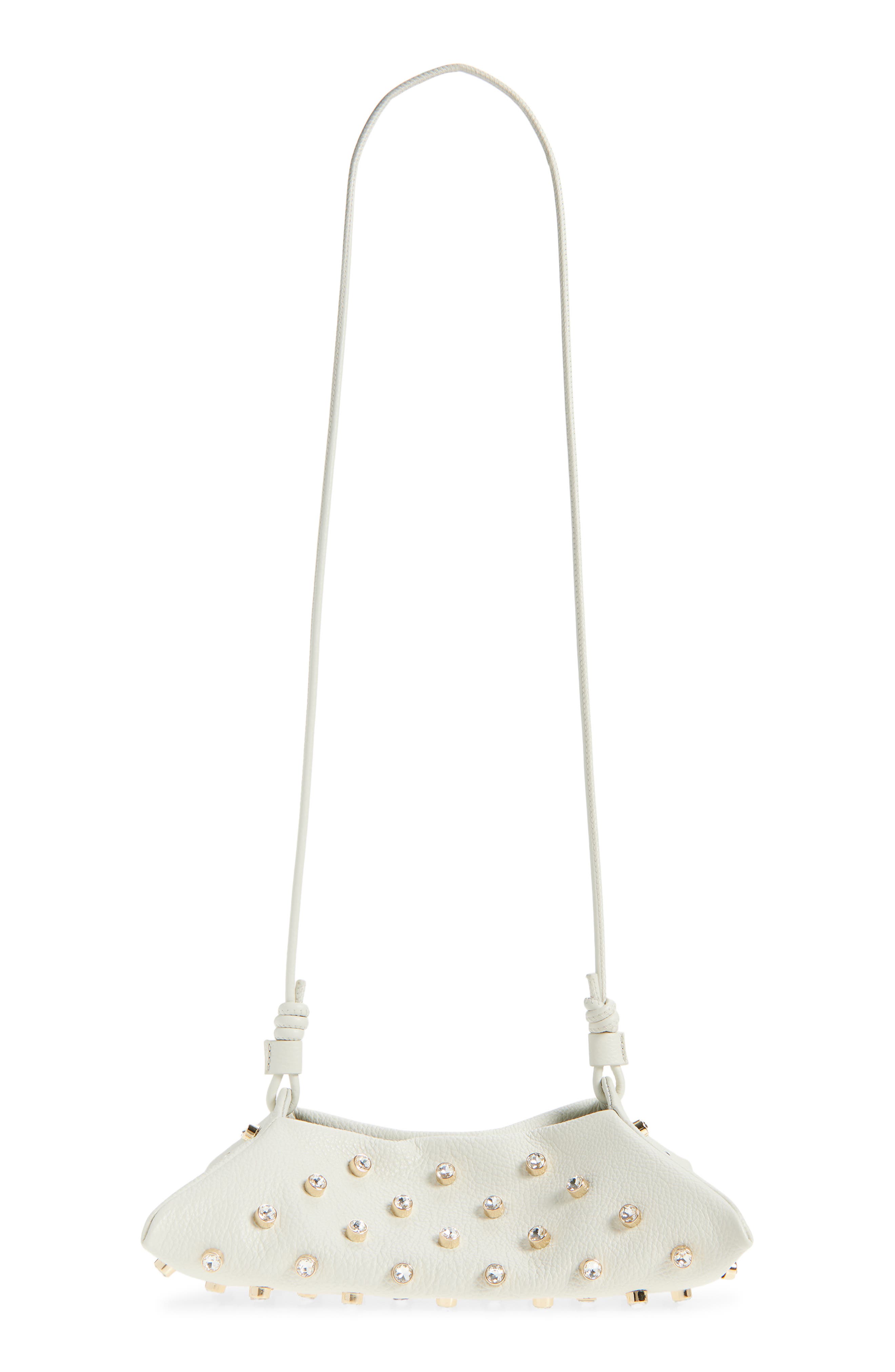 Altuzarra Mini Origami East/West Crossbody Bag, Main, color, 380102 Ivory/ Crystal