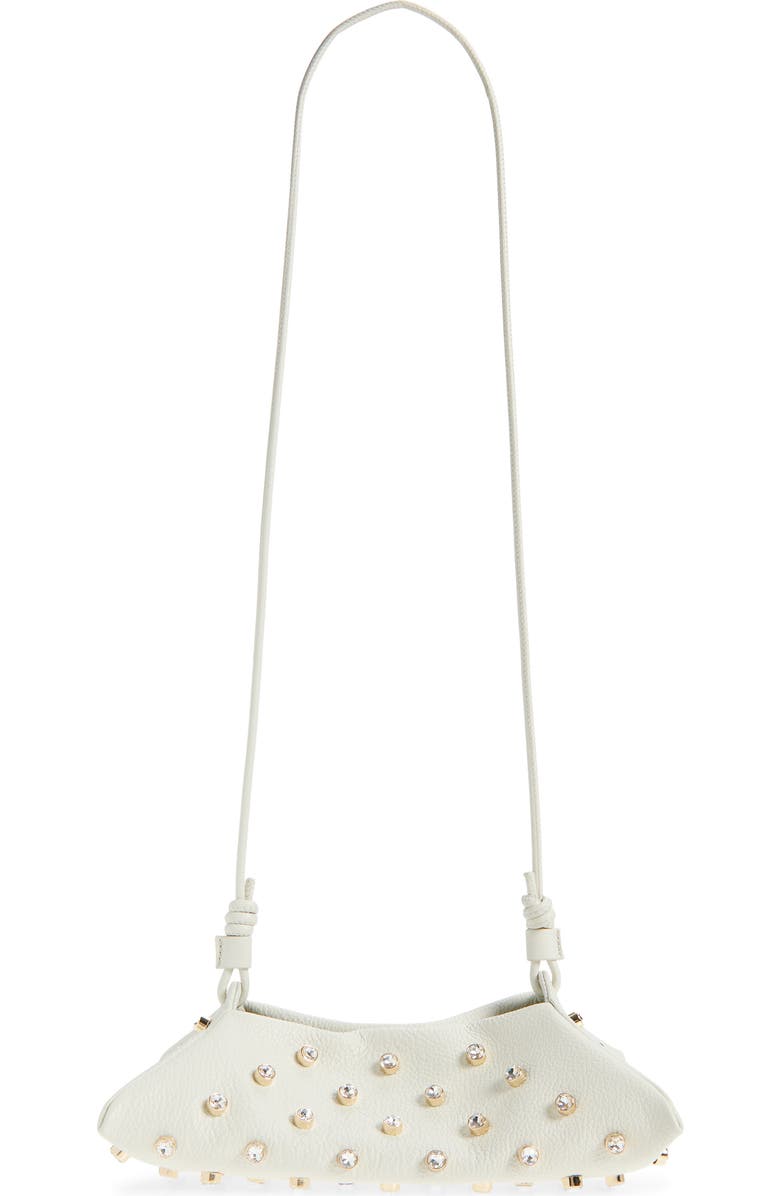Altuzarra Mini Origami East/West Crossbody Bag, Main, color, 380102 Ivory/ Crystal