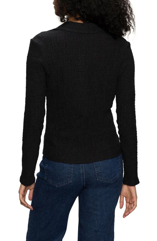 Sanctuary Texture Top In Black