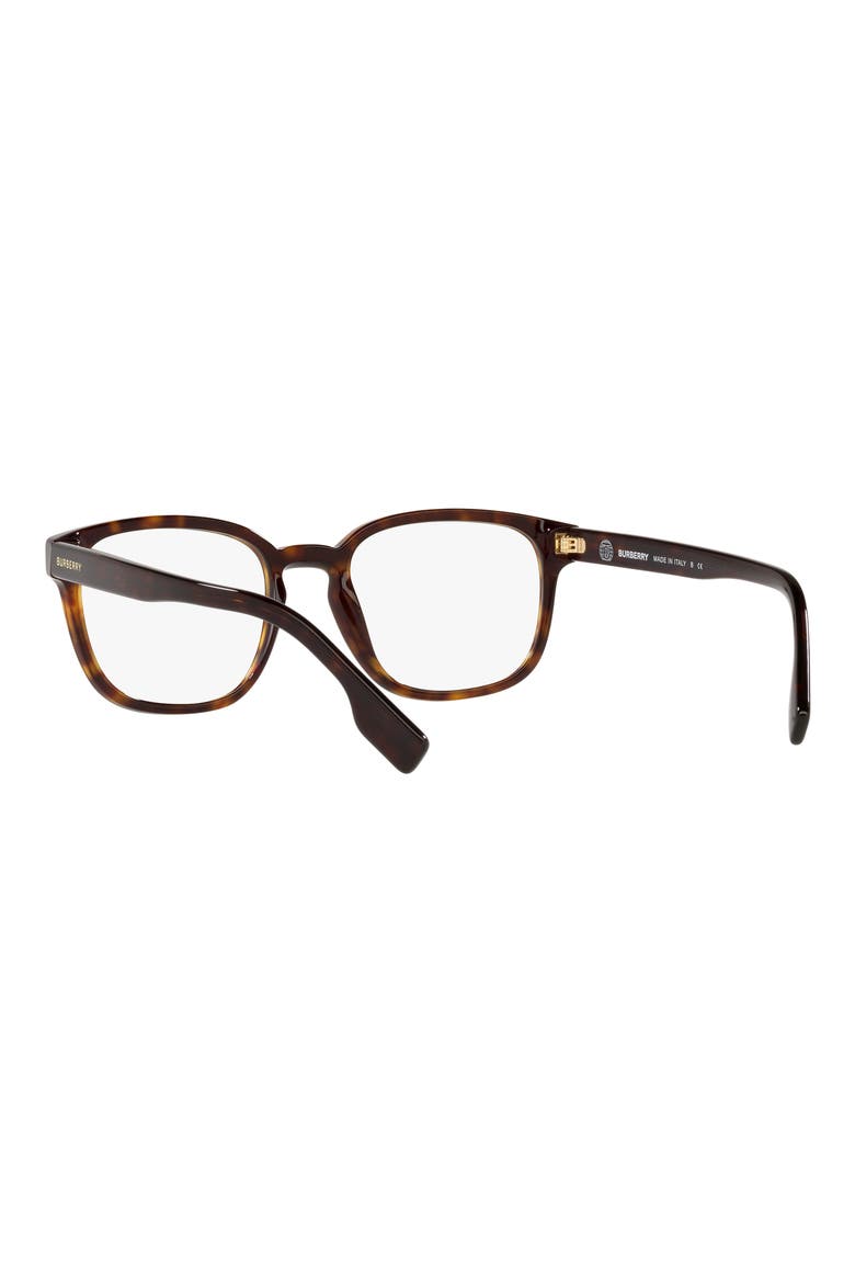 Edison 53mm Square Optical Glasses, Alternate, color, DARK HAVANA