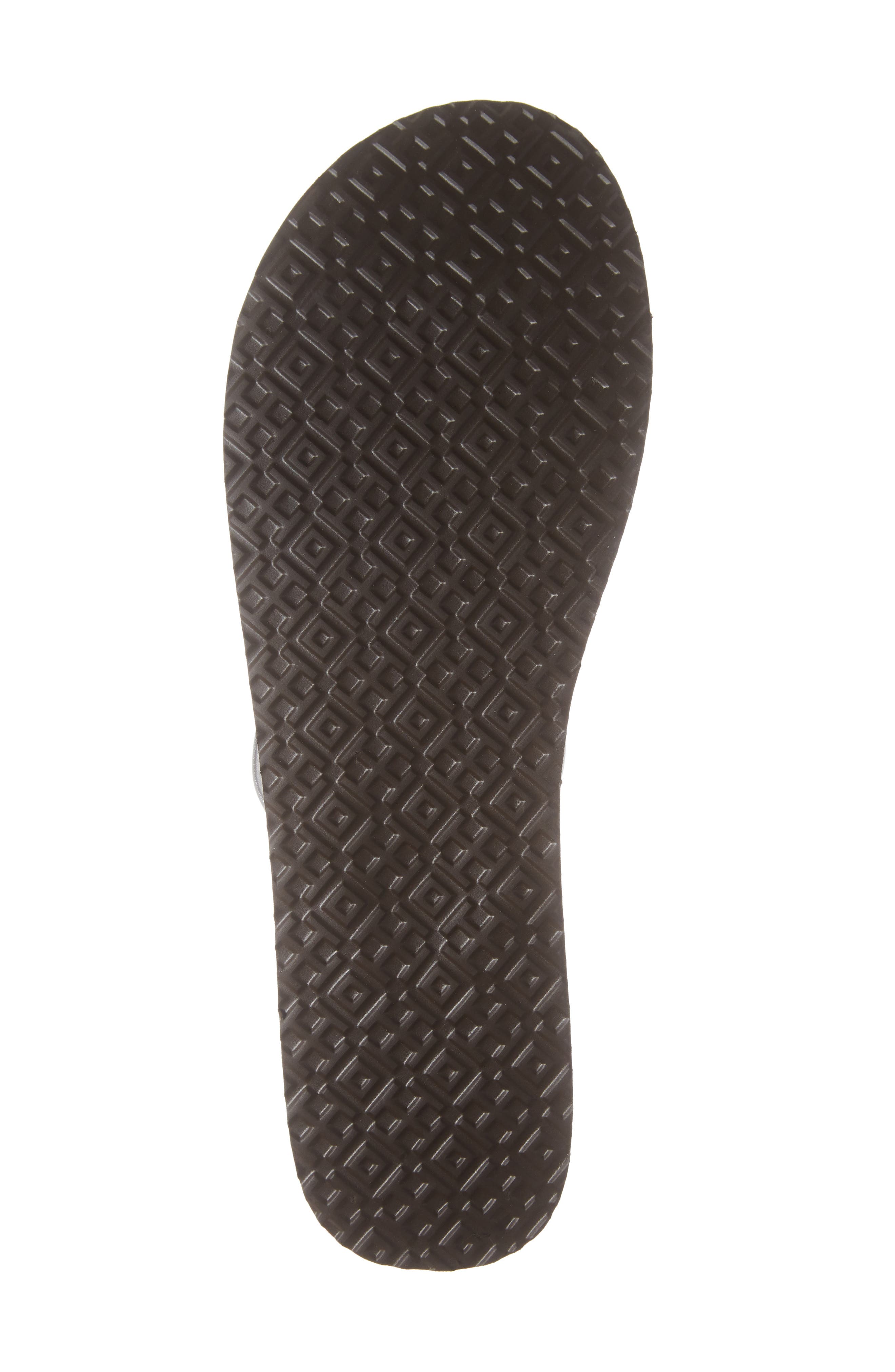 Tory Burch Logo Metallic Flip Flop, Alternate, color, 