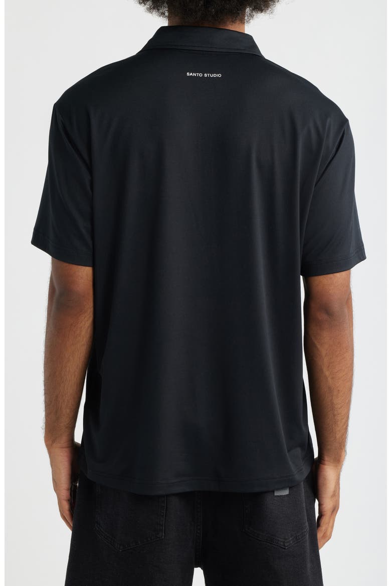 Tempo Performance Polo, Alternate, color, BLACK