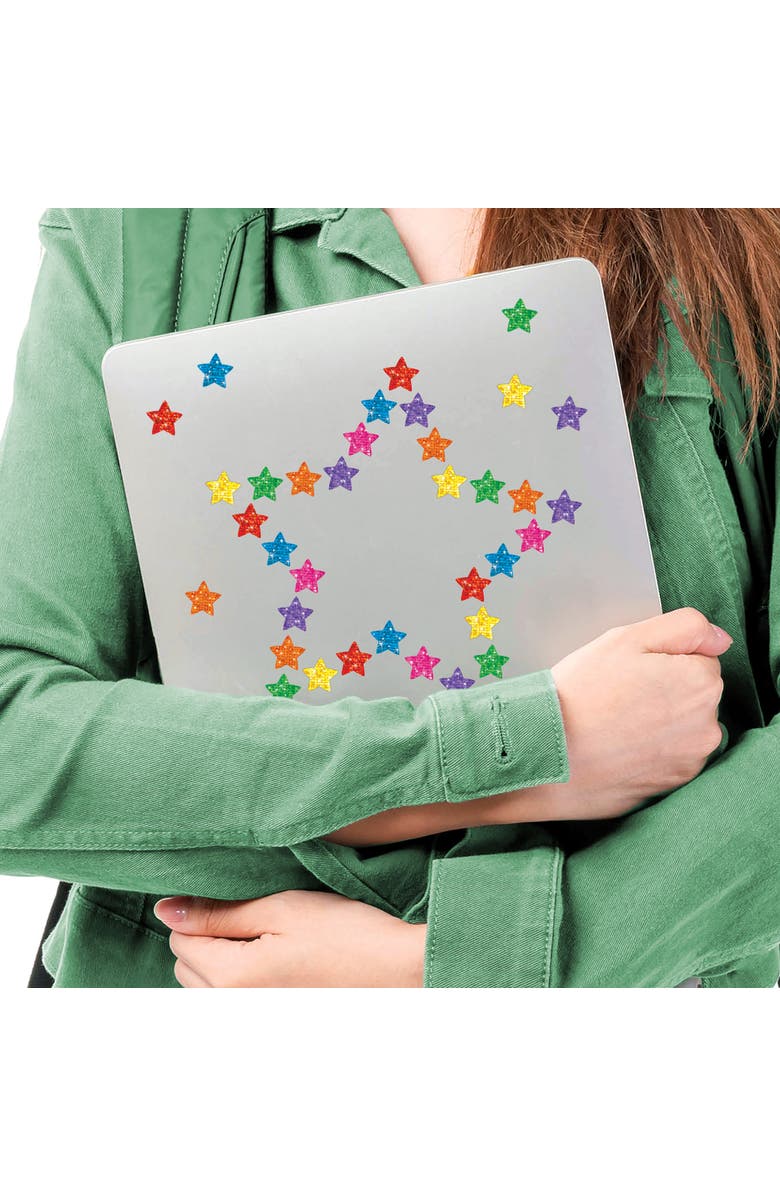 TREND SuperShapes Sparkle Stars, 1300 Count Sticker Pack, Alternate, color, Multicolored