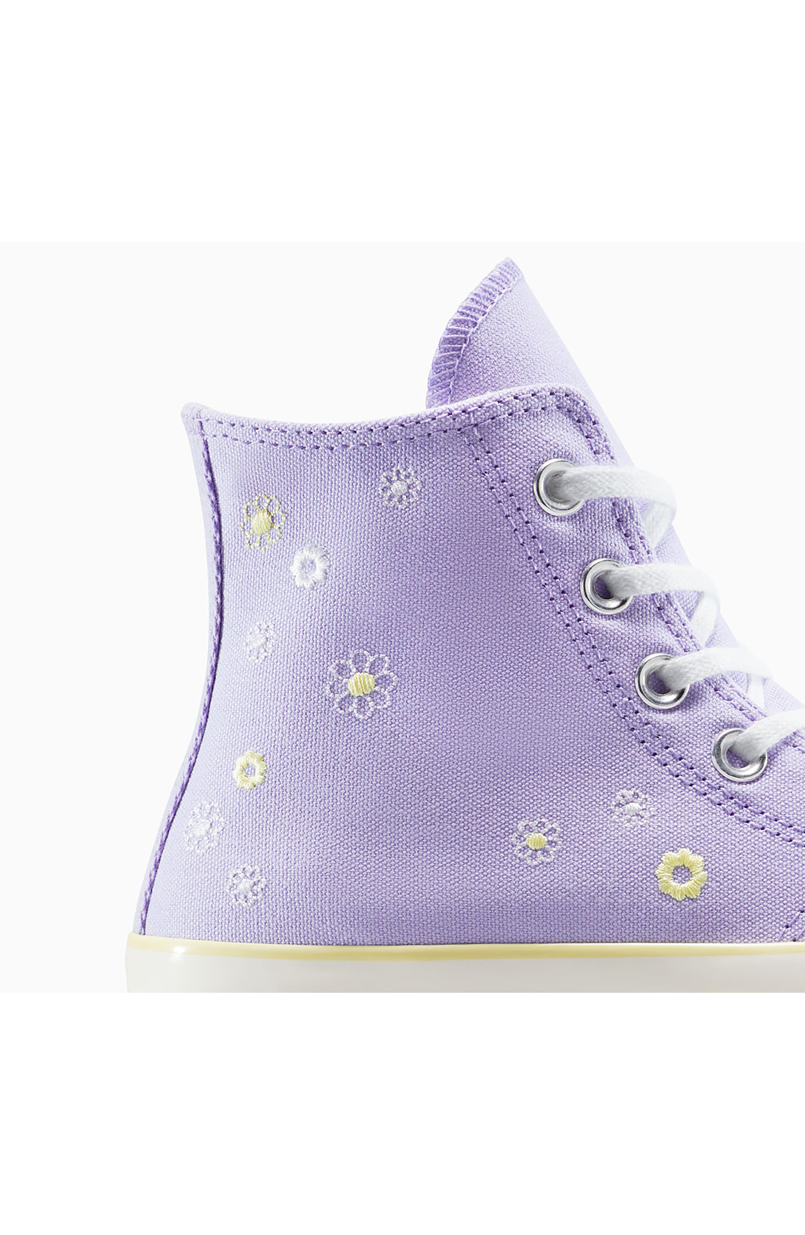 Converse Chuck 70 Canvas High Top Sneaker, Alternate, color, Violet Heat/ Egret