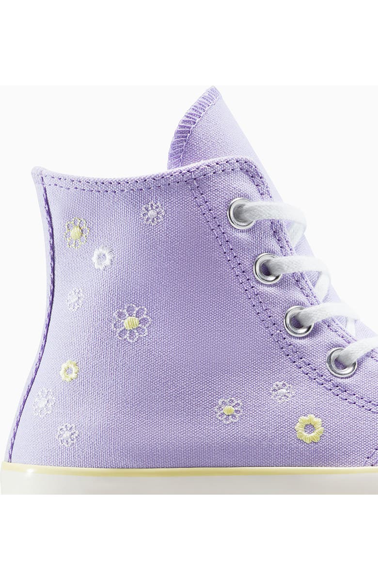 Converse Chuck 70 Canvas High Top Sneaker, Alternate, color, Violet Heat/ Egret