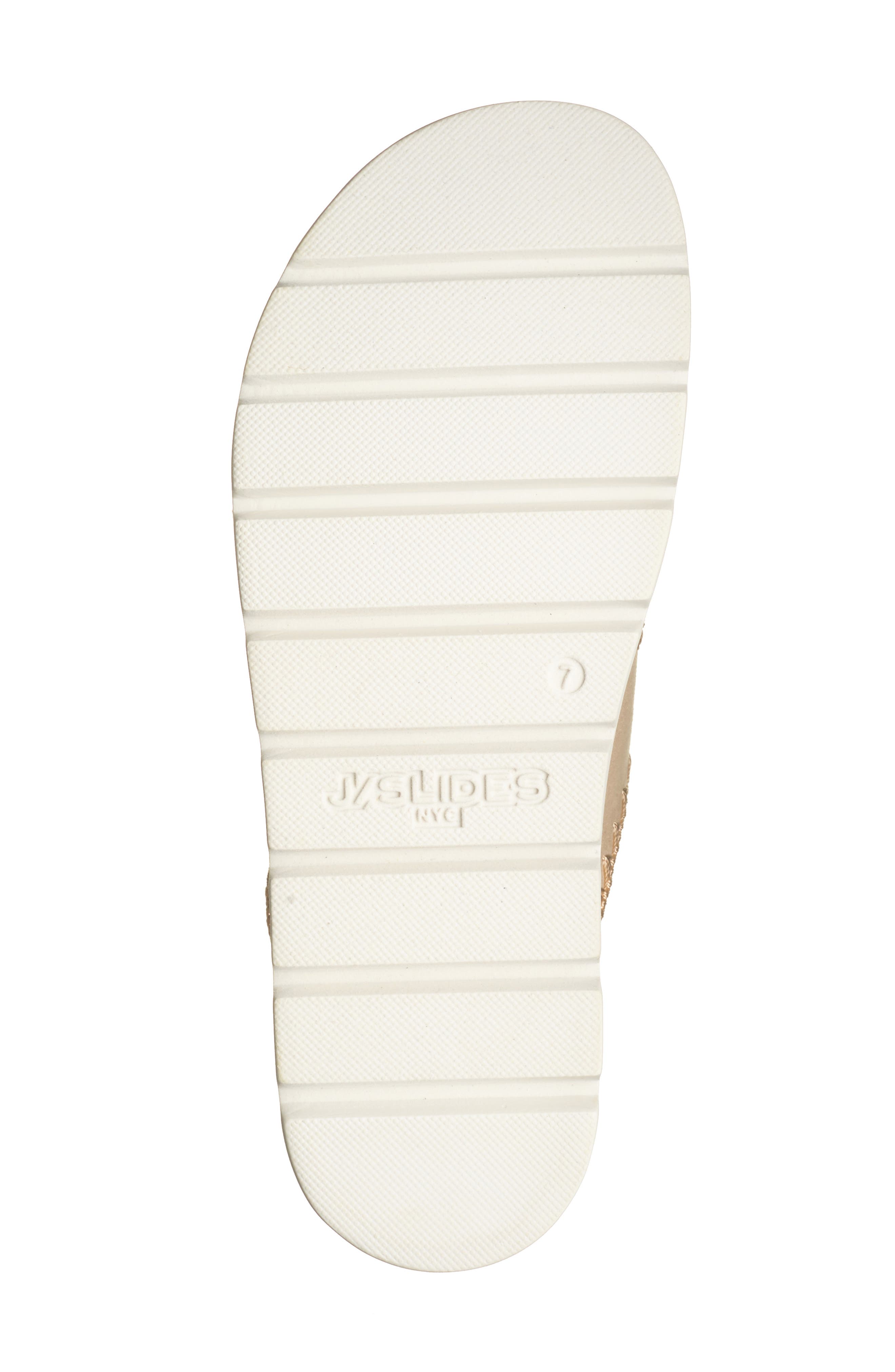 JSlides Whipstitched Platform Sandal, Alternate, color, Sand