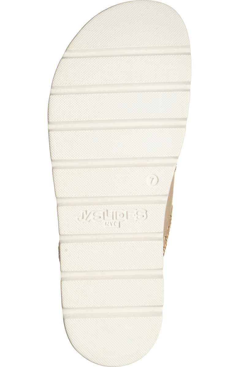 JSlides Whipstitched Platform Sandal, Alternate, color, Sand