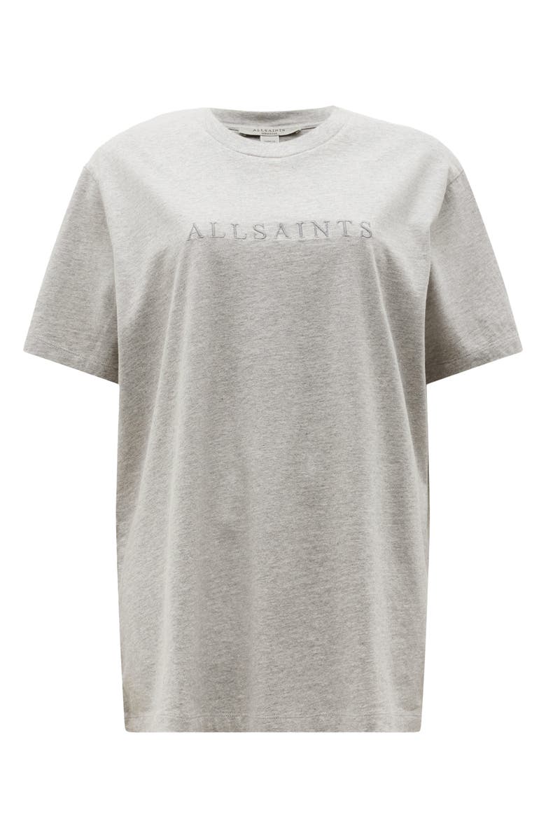 AllSaints Pippa Embroidered Boyfriend T-Shirt, Alternate, color, 