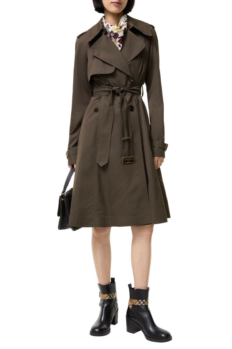 Pembury Cotton Trench Coat, Main, color, ESTUARY BROWN