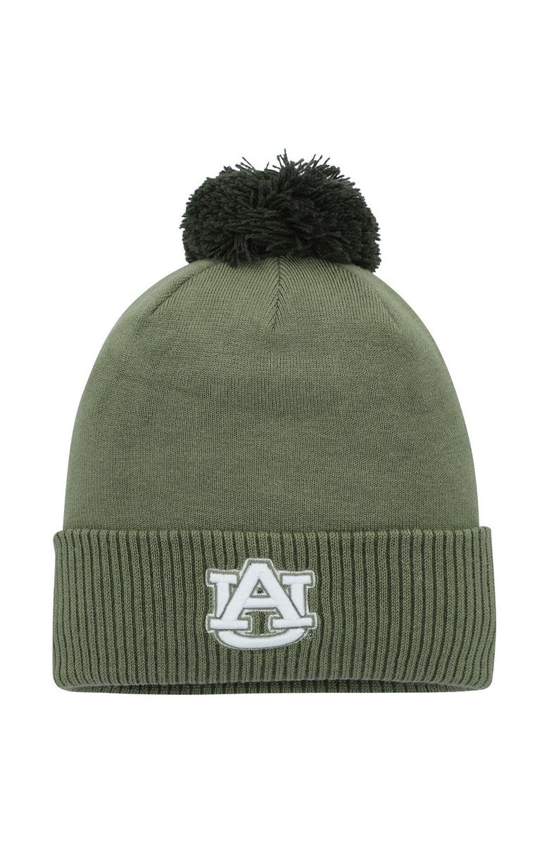 Under Armour Men's Under Armour Green Auburn Tigers Freedom Collection Cuffed Knit Hat with Pom, Main, color, Green