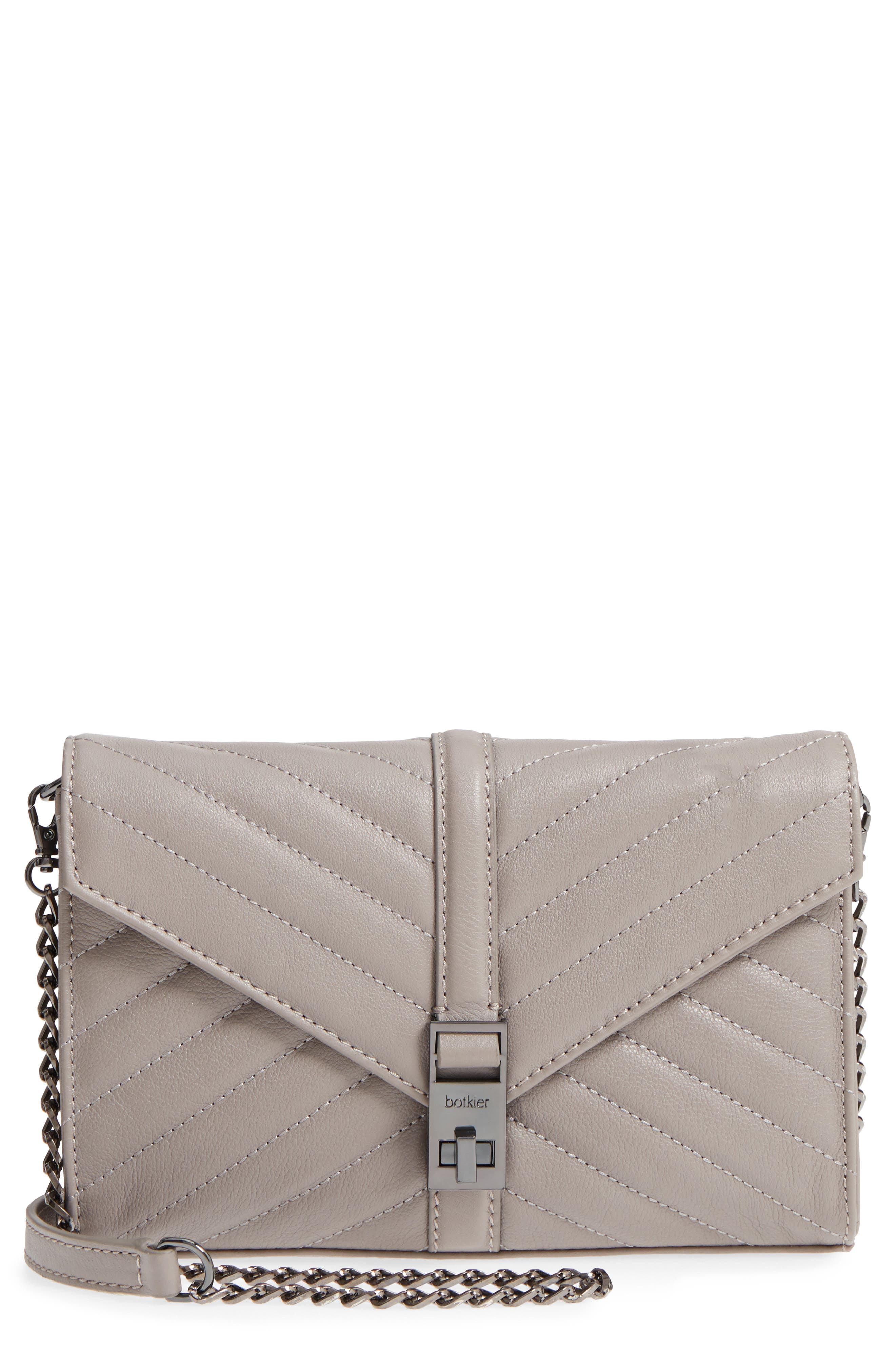 Botkier Dakota Quilted Leather Clutch, Main, color, 