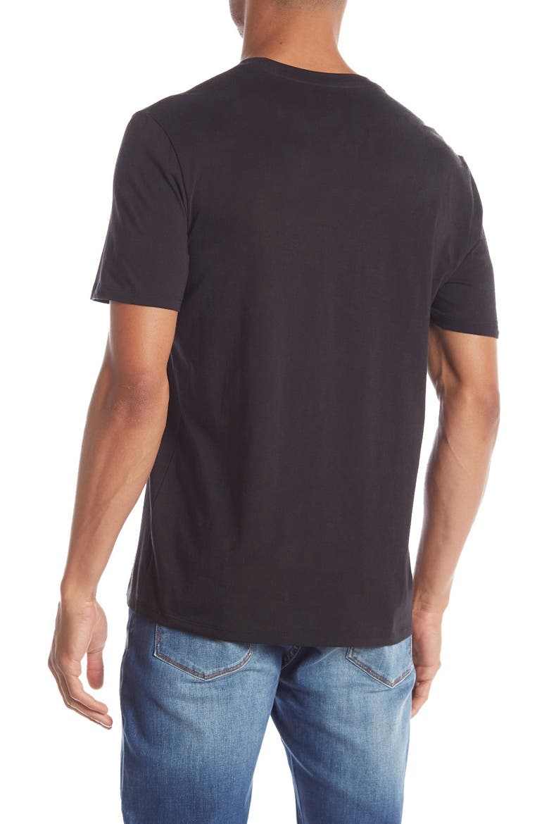 Pima Cotton Crewneck T-Shirt, Alternate, color, BLACK