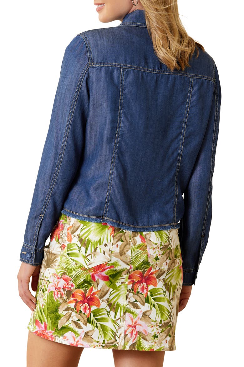 O'lei Chambray Jacket, Alternate, color, MIDNIGHT OCEAN WASH